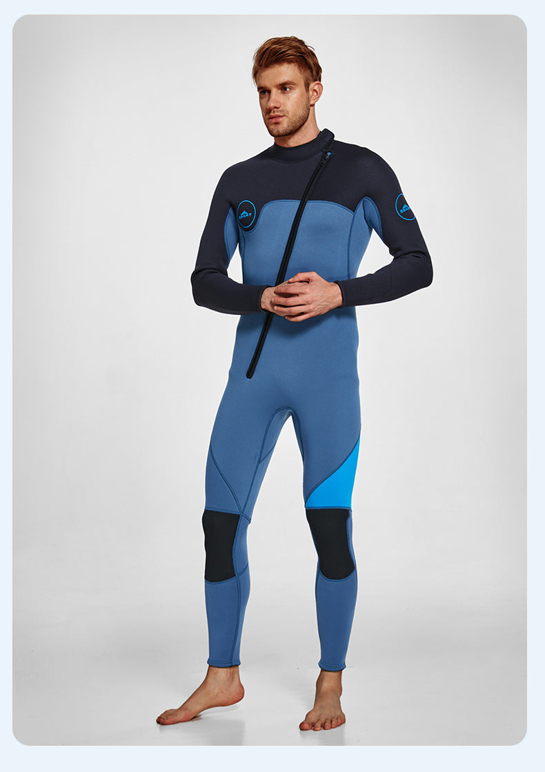 3MM front-zip men's wetsuit