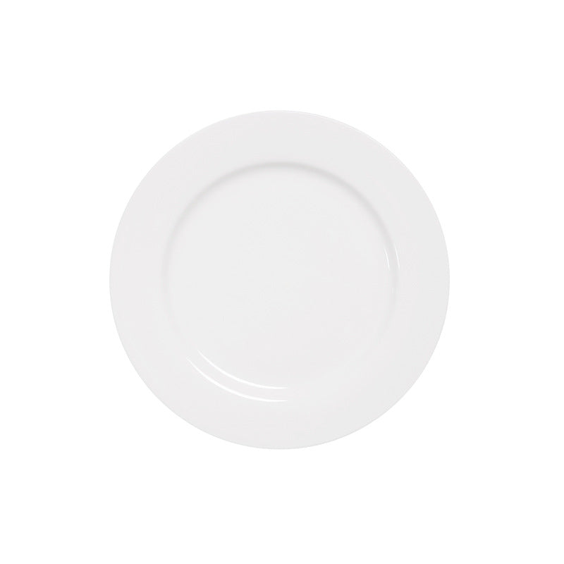 White Plate Porcelain Round- small/ large