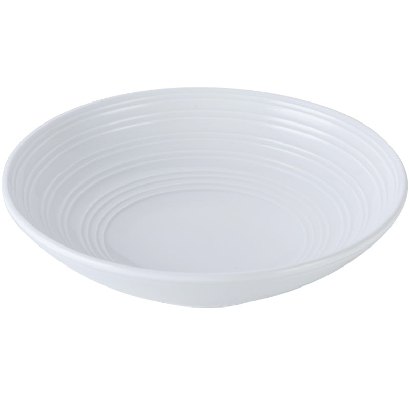 White Streamline Bowl Porcelain