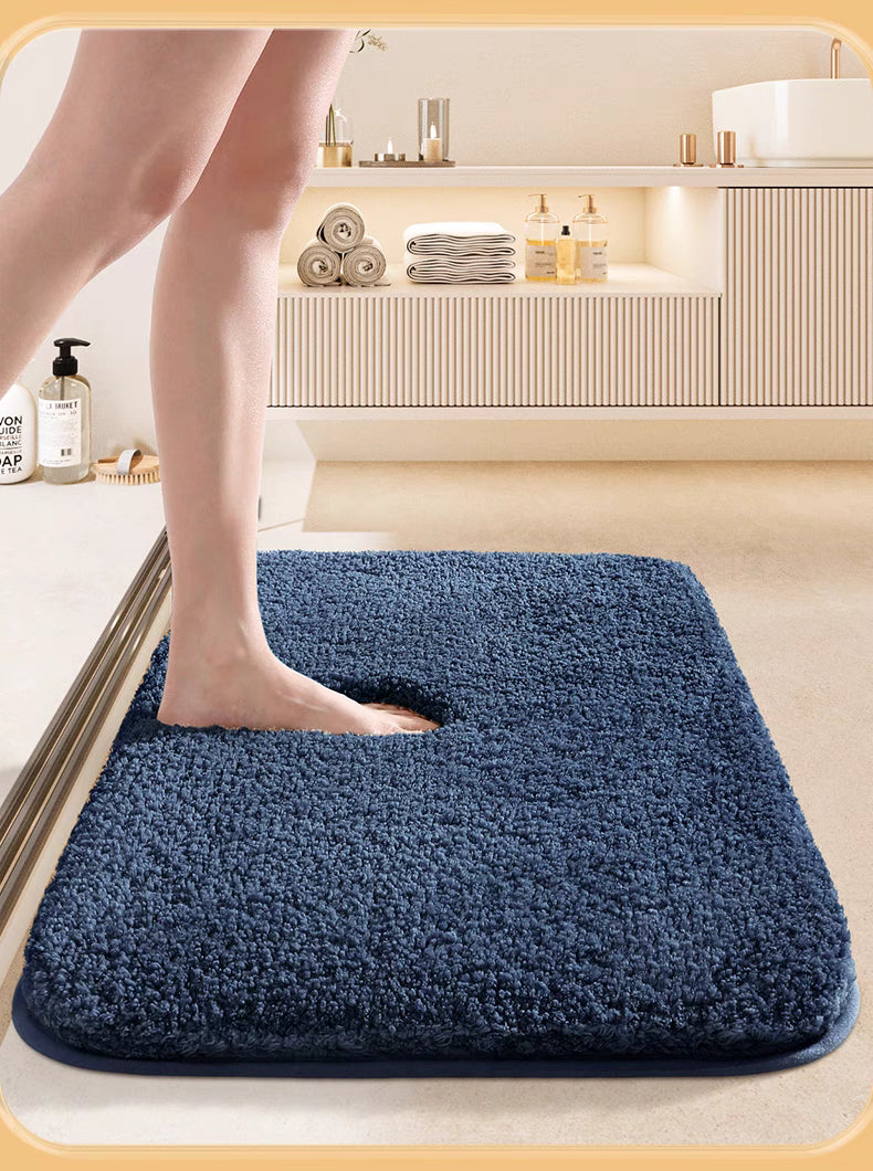 Bathroom fleece mat