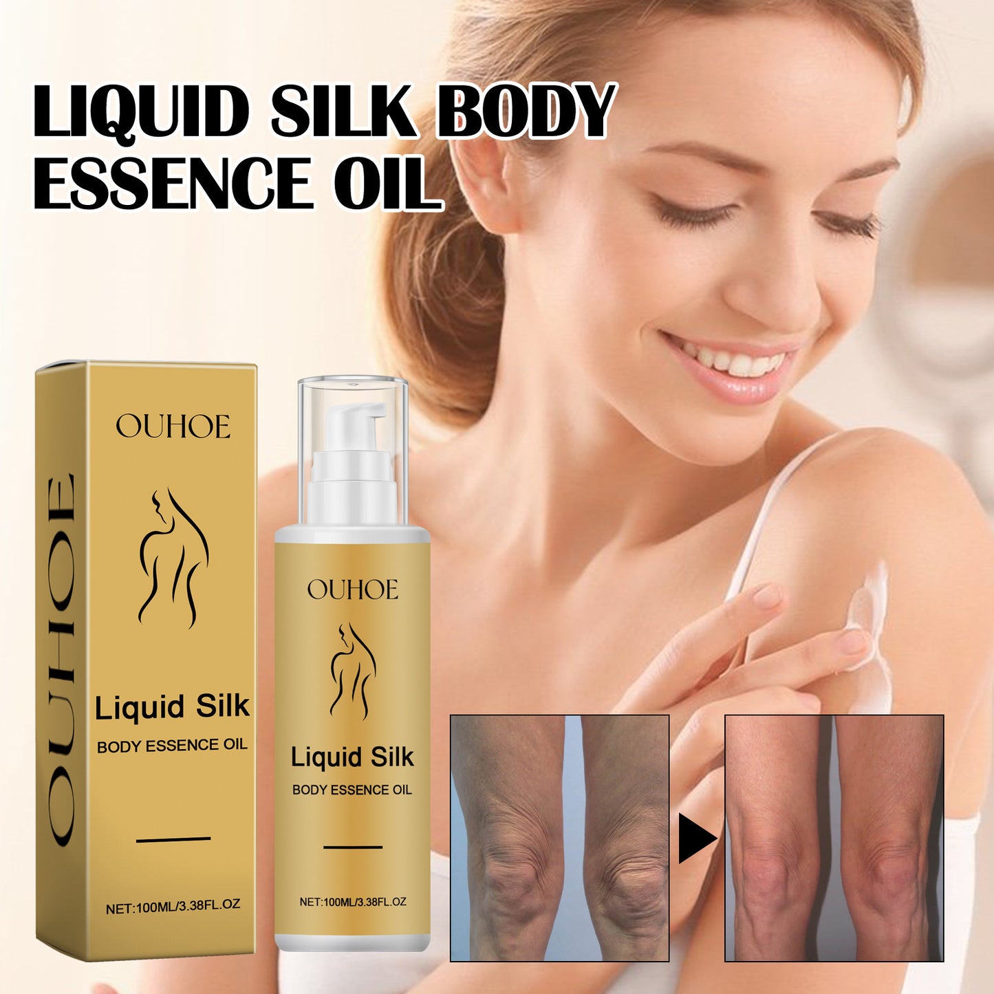 Liquid silk body essence oil 100ml
