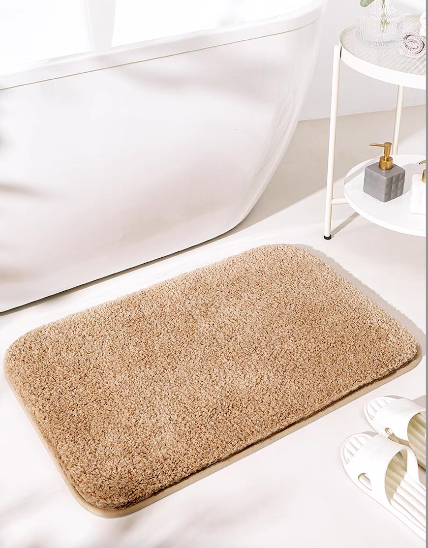Bathroom fleece mat