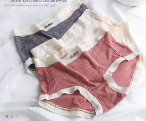 Women's bamboo charcoal seamless underwear