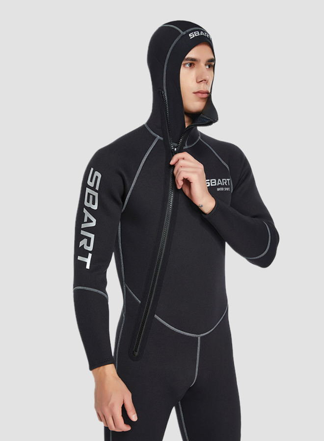 3mm Fleece-Lined Neoprene Wetsuit