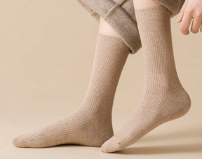 women's cotton knee-high socks