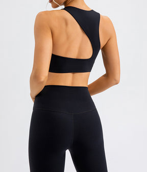Women's high-support yoga sports bra