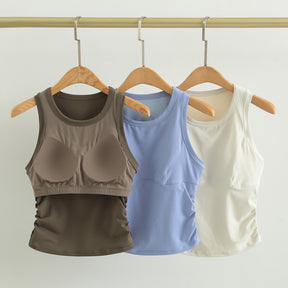 Women's shockproof yoga vest