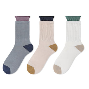 3 Pairs women's cotton antibacterial socks