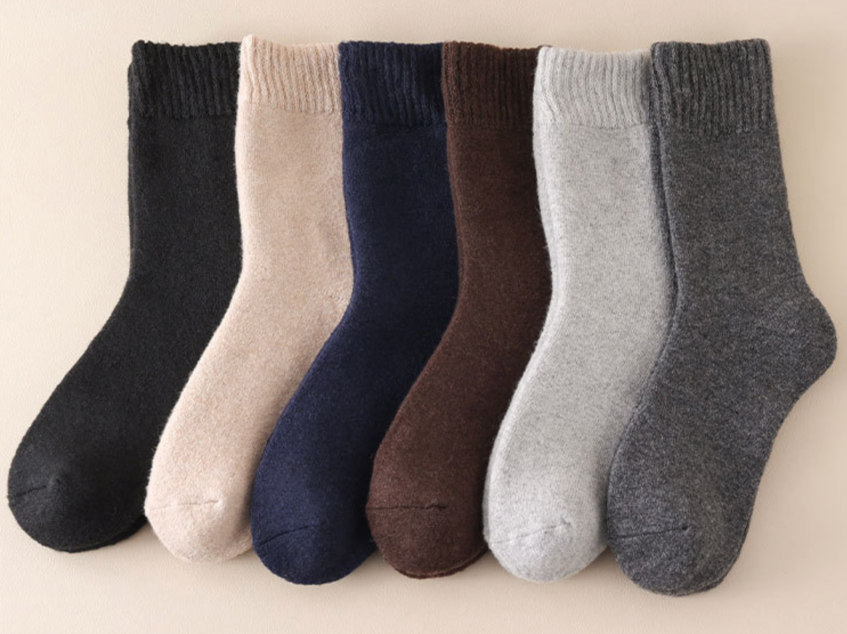 Unisex Wool Mid-Calf Socks