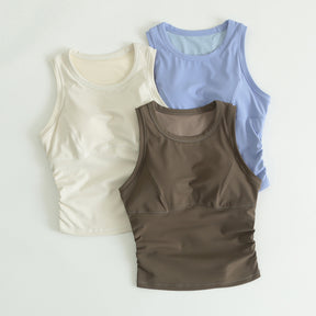 Women's shockproof yoga vest