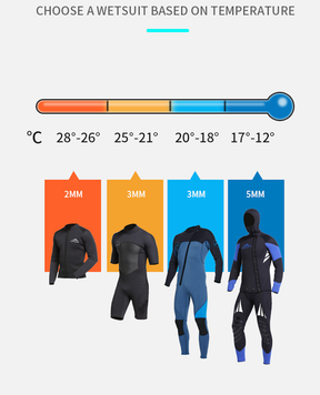 3MM front-zip men's wetsuit