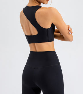 Women's high-support yoga sports bra