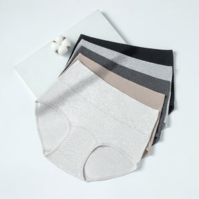 Women's high-waist antibacterial cotton underwear