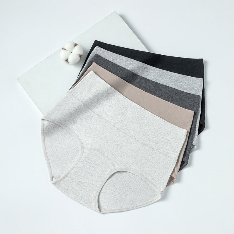 Women's high-waist antibacterial cotton underwear