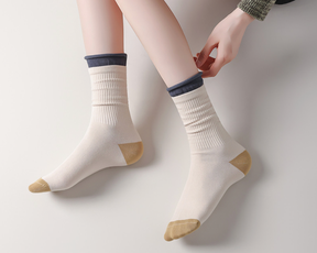 3 Pairs women's cotton antibacterial socks