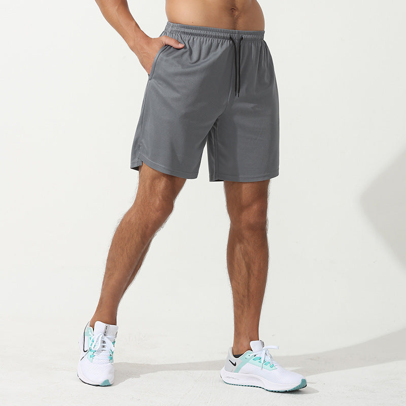 Men’s Double-Layer Sports Shorts – Summer Quick-Dry Running Shorts with Back Waist Pocket
