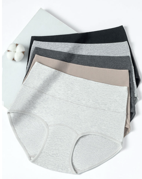 Women's high-waist antibacterial cotton underwear