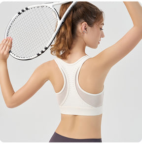 Women's front-zip yoga vest