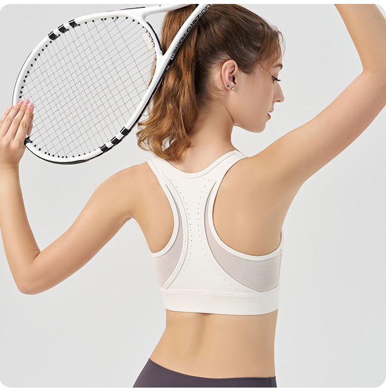 Women's front-zip yoga vest