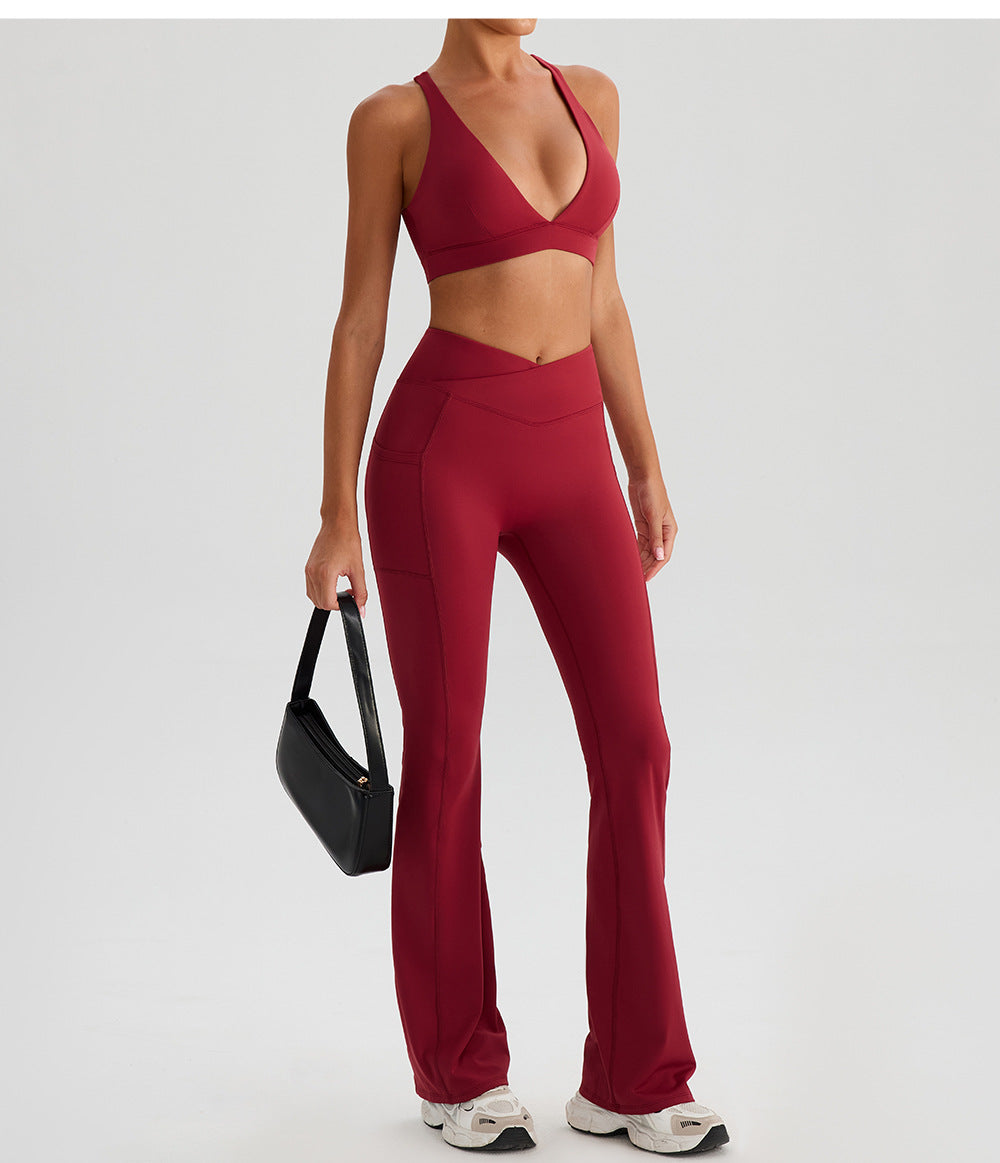 Deep V Women's deep v sports bra