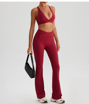 Deep V Women's deep v sports bra
