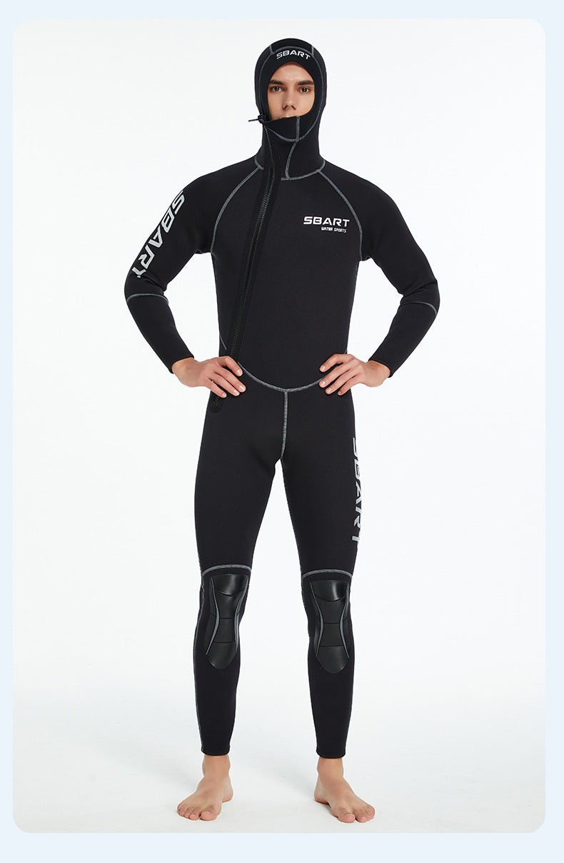 3mm Fleece-Lined Neoprene Wetsuit