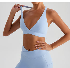 Deep V Women's deep v sports bra