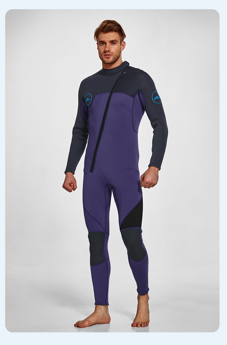 3MM front-zip men's wetsuit