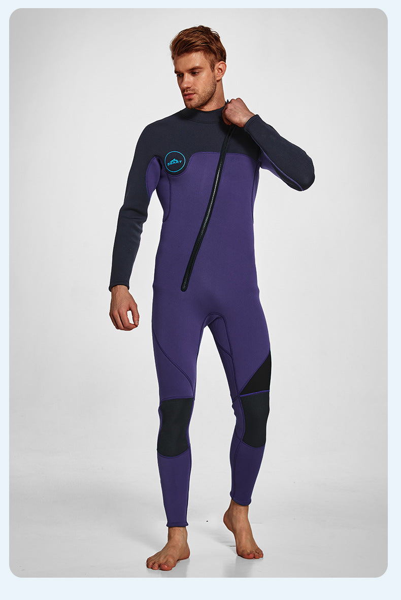 3MM front-zip men's wetsuit