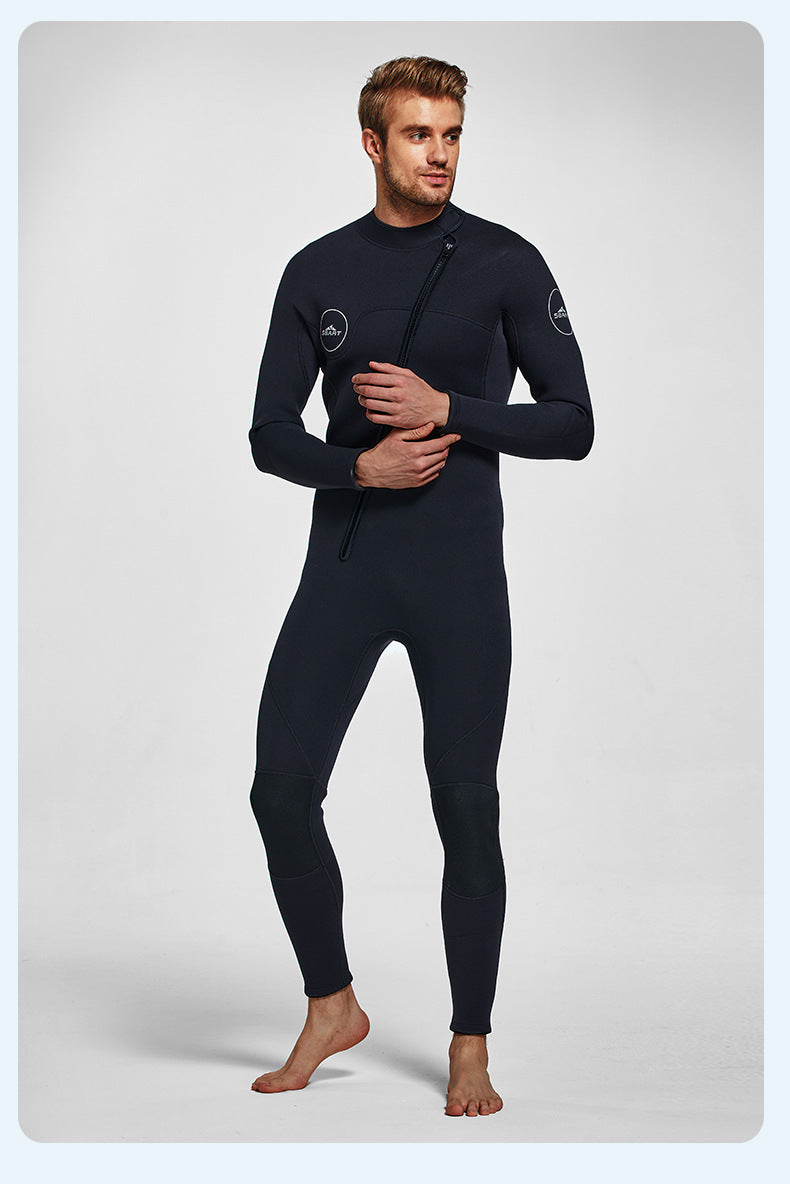 3MM front-zip men's wetsuit