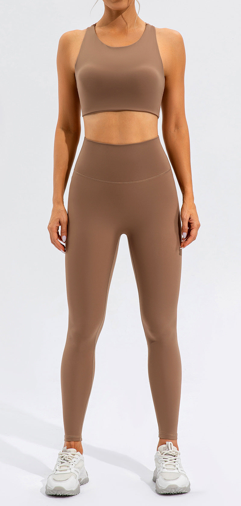 Women's high-support yoga sports bra