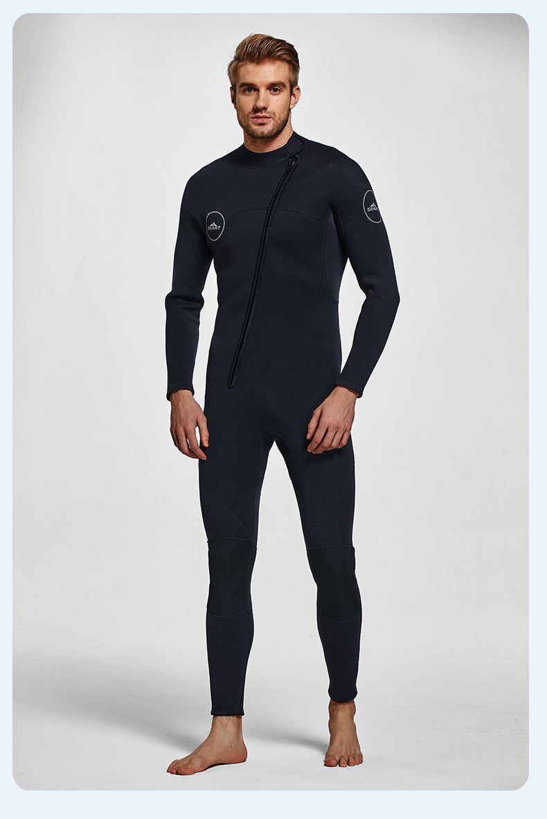 3MM front-zip men's wetsuit