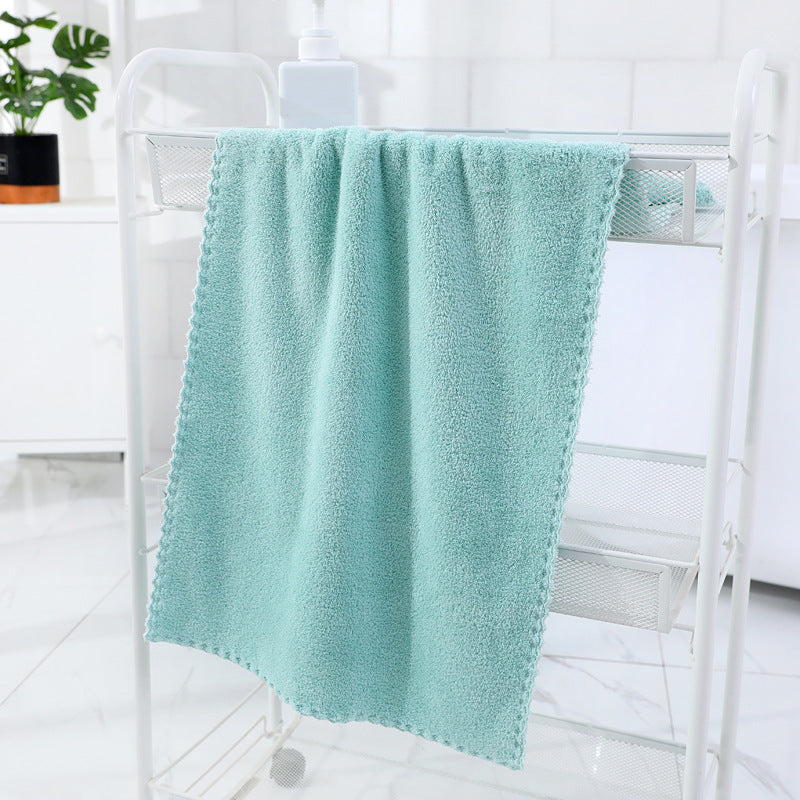 Coral household towel