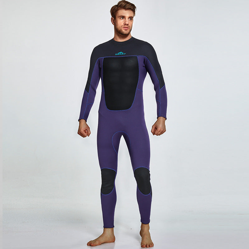 3MM front-zip men's wetsuit