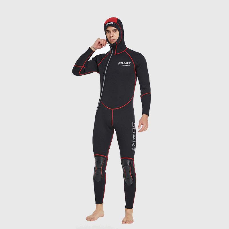 3mm Fleece-Lined Neoprene Wetsuit