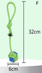 Rope knot dog training toy