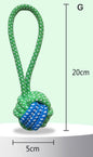 Rope knot dog training toy