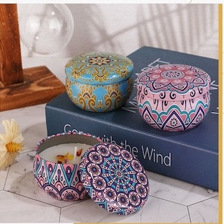 Aluminum can scented candle