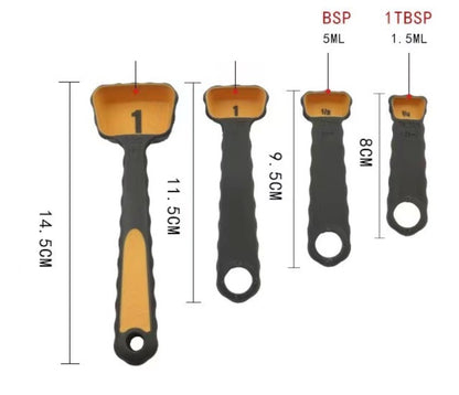 Silicone foldable measuring cup