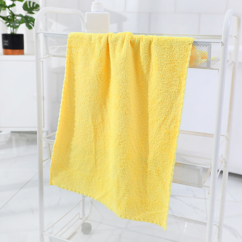 Coral household towel