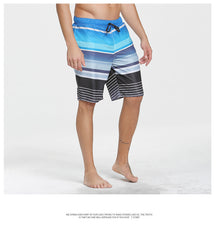 Men’s Quick-Dry Beach Shorts – Loose Fit Five-Point Swim Trunks (Plus Size Available)