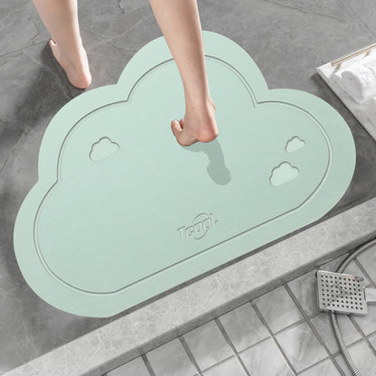 Bathroom diatomite mat