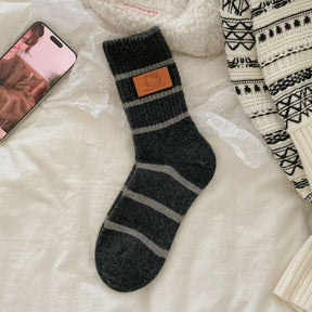 women's wool blend mid-calf socks