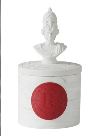 Plaster sculpture scented candle