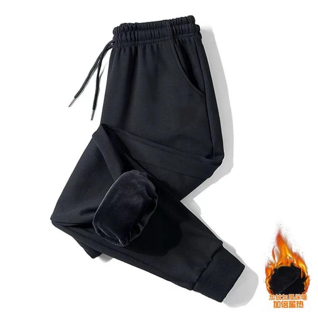 Men’s Fleece Sweatpants –  Loose Fit Casual Sports Pants