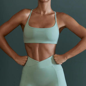 Women's shockproof sports bra