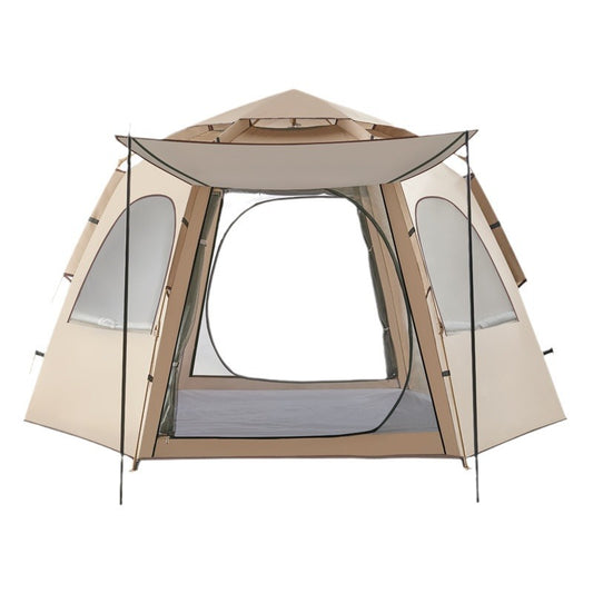 Camping tent hexagon