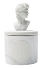 Plaster sculpture scented candle