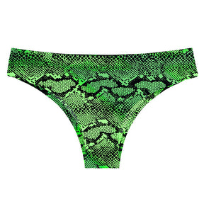 women's seamless leopard print briefs 