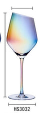 Rainbow Glass Champagne Flute